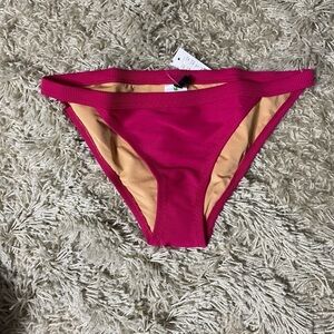J. Crew NWT Women Size S Ribbed-trim Hipster full-coverage Bikini Bottom New